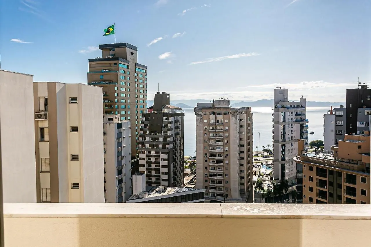 Apartmán Wi-Fi 200Mb | Vista Parcial Do Mar #Ca35 Florianópolis